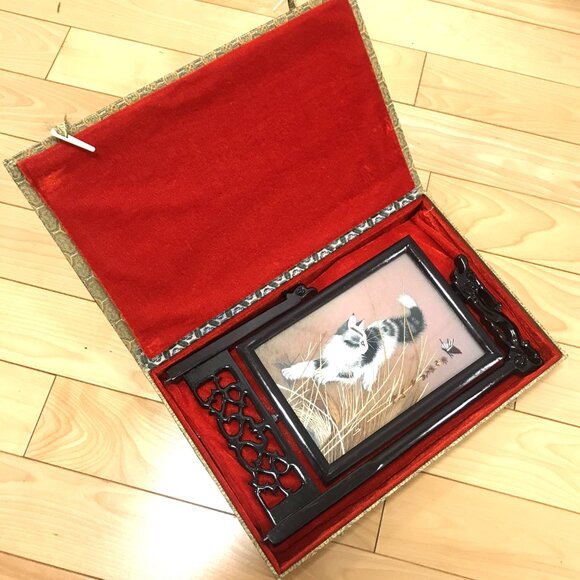 Collectible Vintage Chinese Suzhou Double Sided Silk Embroidery - Picture 2 of 7